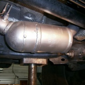 Удаление катализатора и установка пламегасителя на Форд Фокус 2