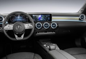 Представлен интерьер нового поколения автомобиля Mercedes-Benz A-Class